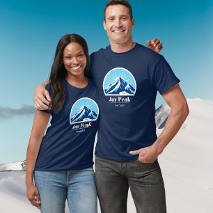 Jay Peak Vermont Skiurlaub blau T-Shirt