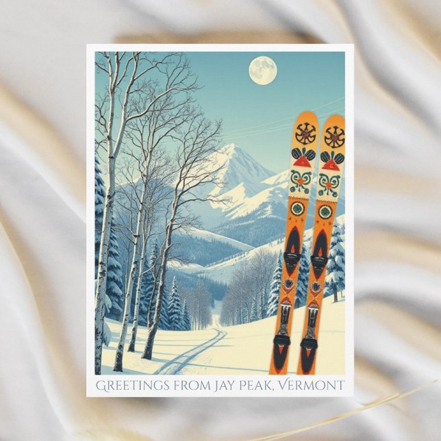 Jay Peak Vermont Skiurlaub Postkarte (Von Creator hochgeladen)
