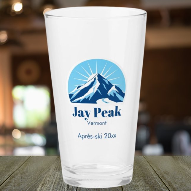 Jay Peak Vermont USA après-ski Souvenir Bier Glas (Von Creator hochgeladen)