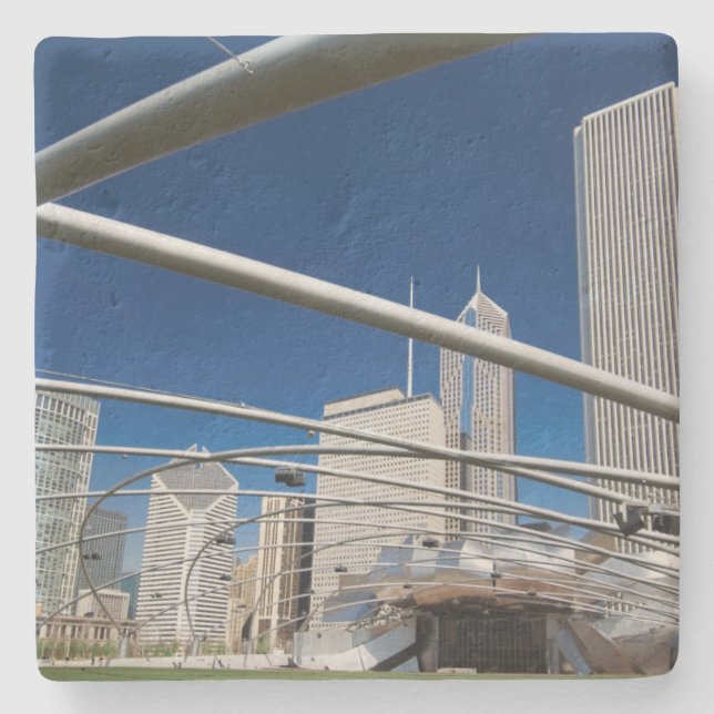 Jay Pritzker Pavillon, Millennium Park Steinuntersetzer (Vorderseite)