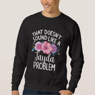 JAYDA Personalisierte Niedliche Blume Girls JAYDA Sweatshirt