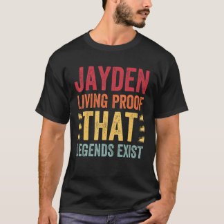 Jayden Living beweist, dass es Legenden gibt, Name T-Shirt