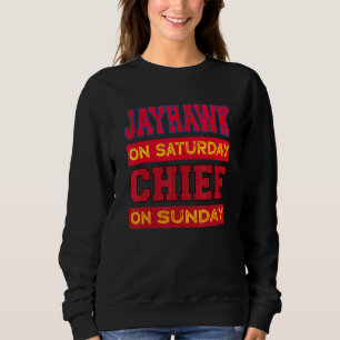 Jayhawk am Samstagabend Chef der Sportfans am Sonn Sweatshirt