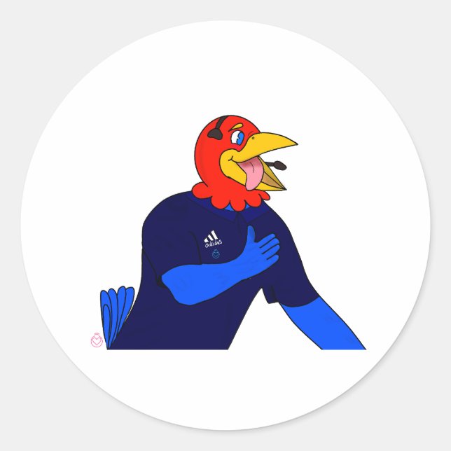 Jayhawk Los GEHT's Runder Aufkleber (Vorderseite)