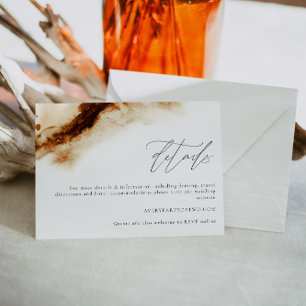 JAYLA Boho Terracotta Burnt Orange Details Card Einladung