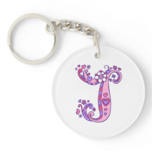 Jayla monogramm J Name und Bedeutung Schlüsselring