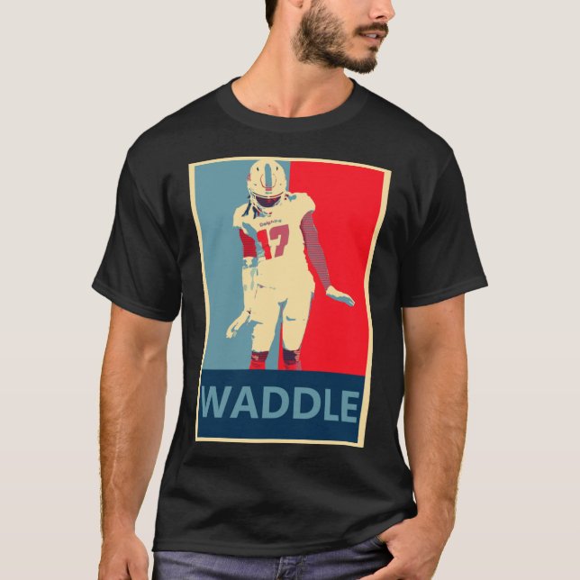 Jaylen Waddle - Der Waddle Dance Essential T - Shi T-Shirt (Vorderseite)