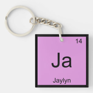 Jaylyn Name Chemie Element Periodensystem Schlüsselanhänger