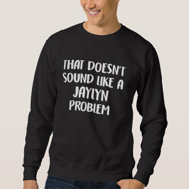 JAYLYN Personalisierte Niedliche Blume Girls JAYLY Sweatshirt (Vorderseite)