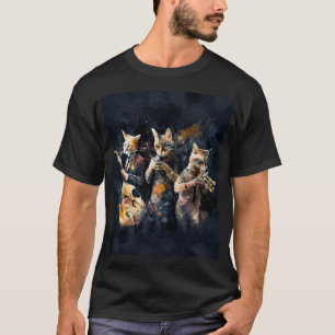 Jaz Cat Grunge T - Shirt