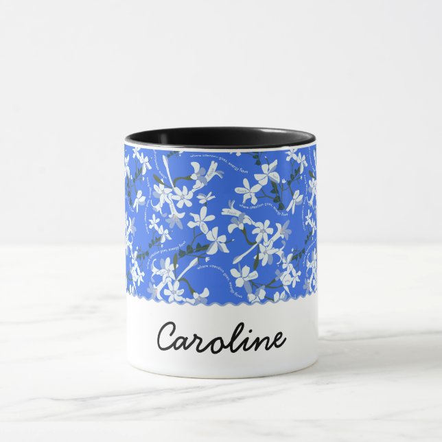 JAZMINE FOCUS CERULEAN & BLACK TASSE (Zentrum)