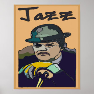 Jazz Abstrakt Poster
