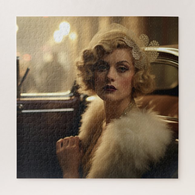 Jazz Age Elegance: Flapper-Glamour der 1920er Jahr Puzzle (Vertikal)