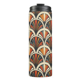 Jazz Age Glam Repeat Pattern Thermosbecher