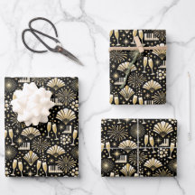 Jazz Age Neujahrsmuster