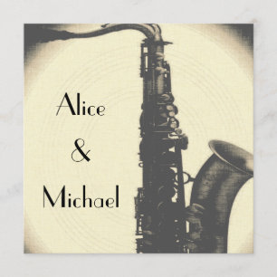 Jazz Age Wedding Einladung Art Deco Stil