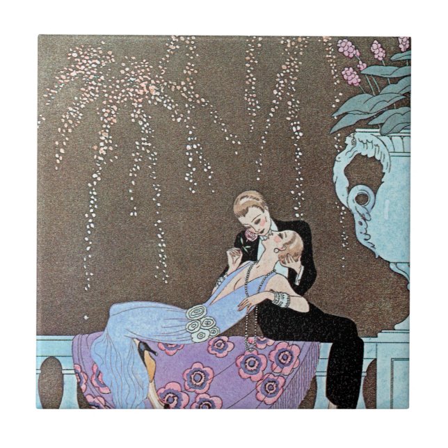 Jazz-Alters-Feuerwerke Fliese (Vorderseite)