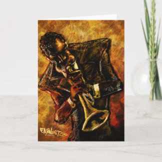 Jazz-Arbeitskarte Karte