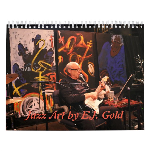 Jazz Art von E.J. Gold Kalender (Titelbild)