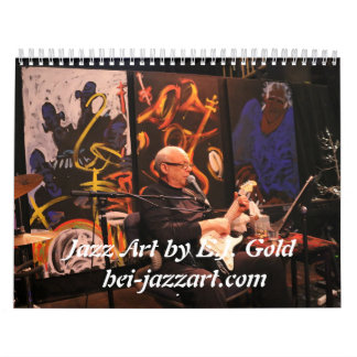 Jazz Art von E.J. Gold Kalender