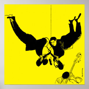 Jazz auf der Philharmonie Vintag Poster