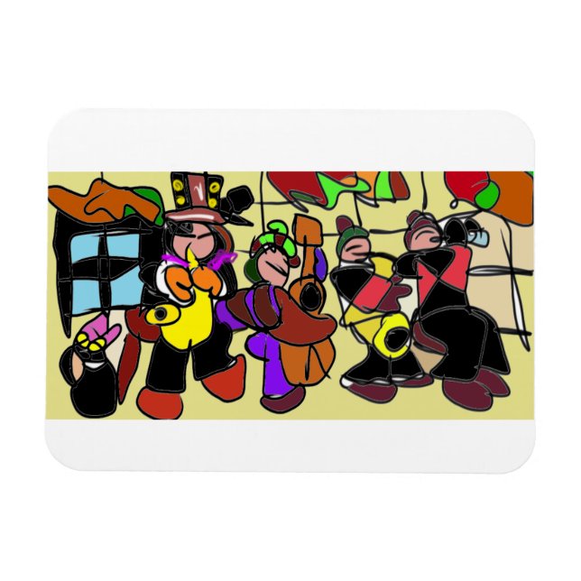 Jazz Autumn Magnet (Horizontal)