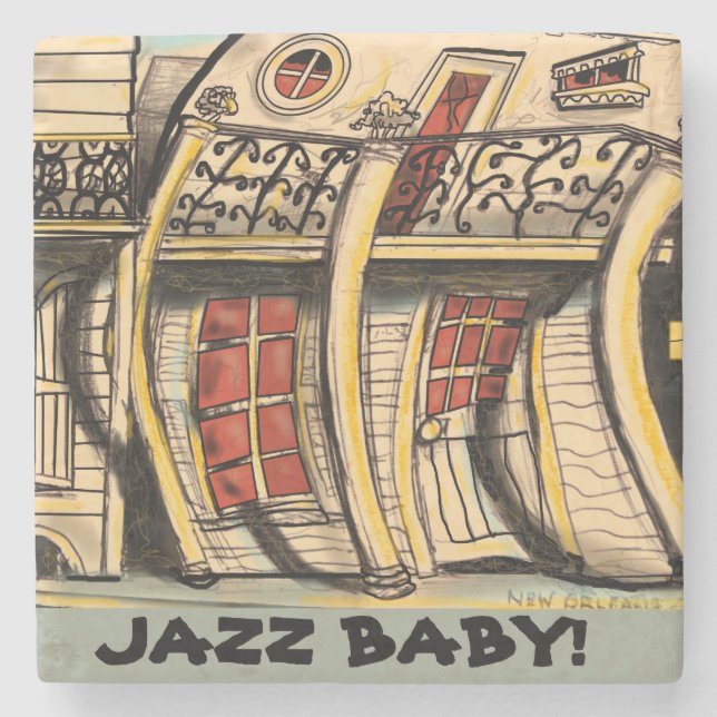JAZZ-BABY STEINUNTERSETZER (Vorderseite)