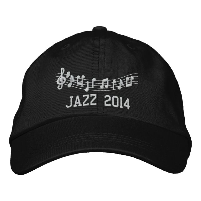 Jazz Band 2014 bestickte Musikhütte Bestickte Baseballkappe (Vorderseite)