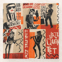 Jazz Band Cool Vintage Poster