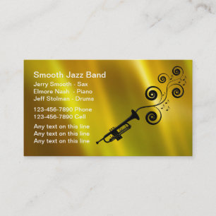 Jazz-Band-Geschäftskarten Visitenkarte