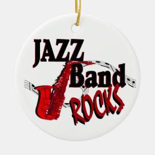 Jazz Band Rocks mit Foto Keramikornament