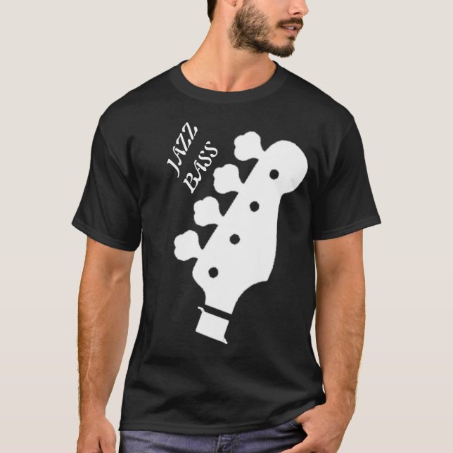 Jazz Bass Black T - Shirt (Vorderseite)