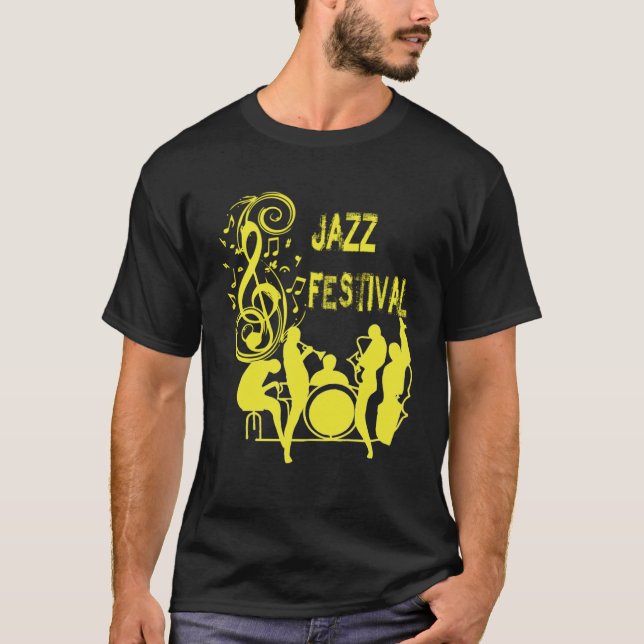 Jazz & Blues Festival New Orleans T-Shirts (Vorderseite)
