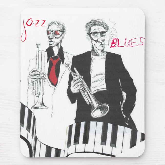 Jazz-Blues Mousepad (Vorne)