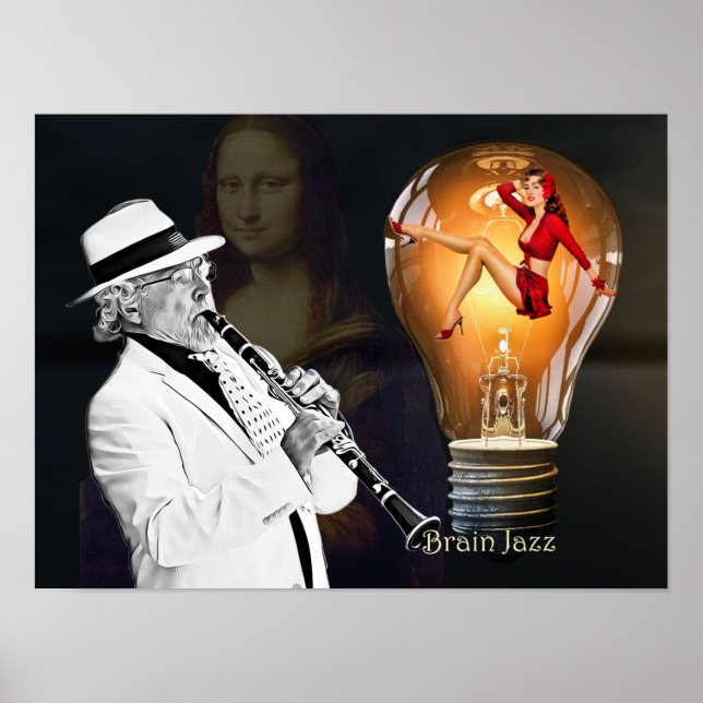 Jazz — Brain Jazz Poster (Vorne)
