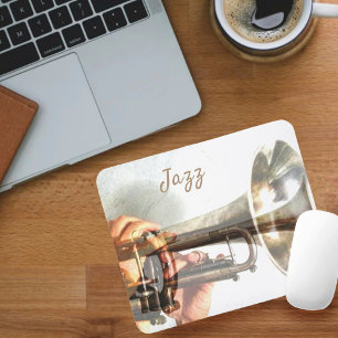 Jazz Brass Trumpet und Flugelhorn Mousepad