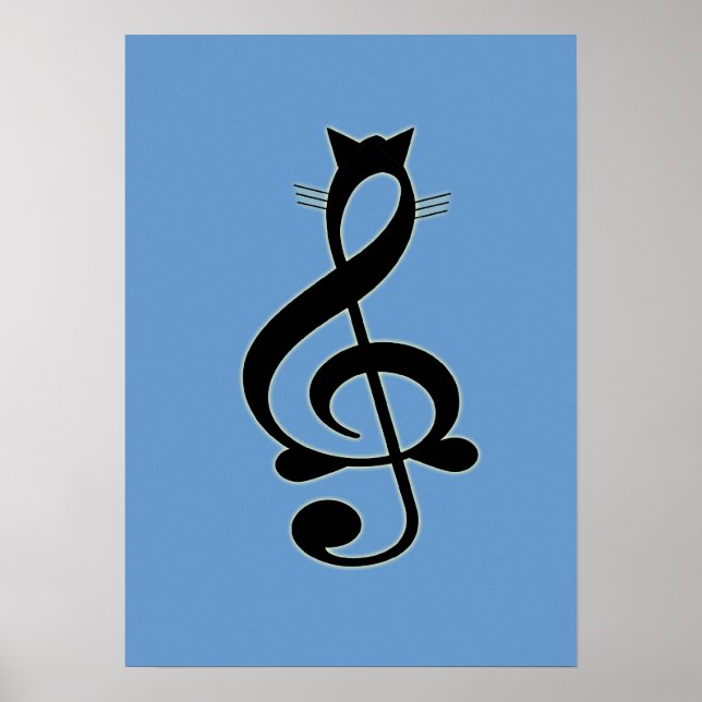 Jazz Cat Poster (Vorne)