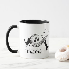 Jazz Cats | Klavier | Tasse des Kaffees