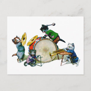 Jazz Cats Postkarte