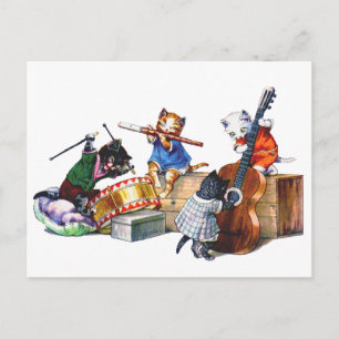 Jazz Cats Postkarte