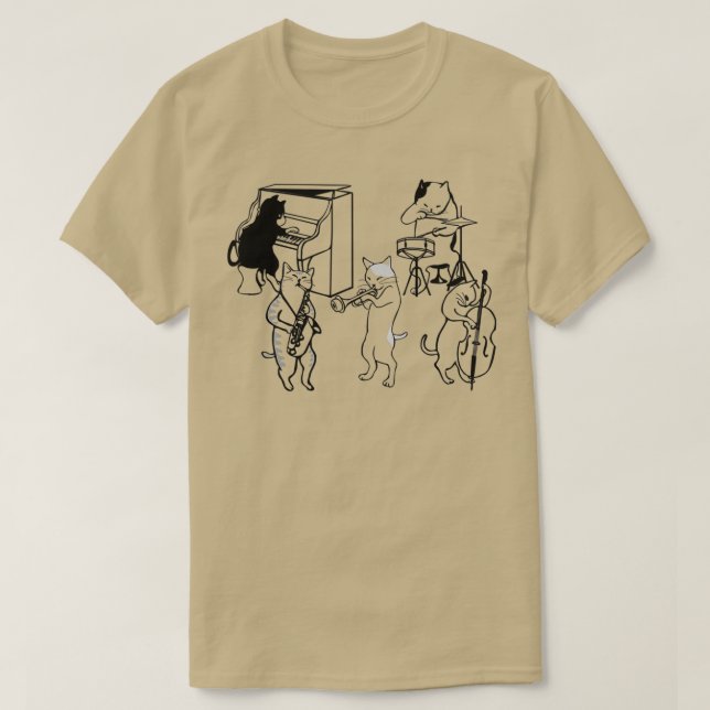 JAZZ CATS  T-Shirt (Design vorne)