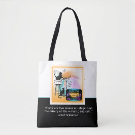 Jazz Cats | Trommel | Schweitzer Quote Tasche