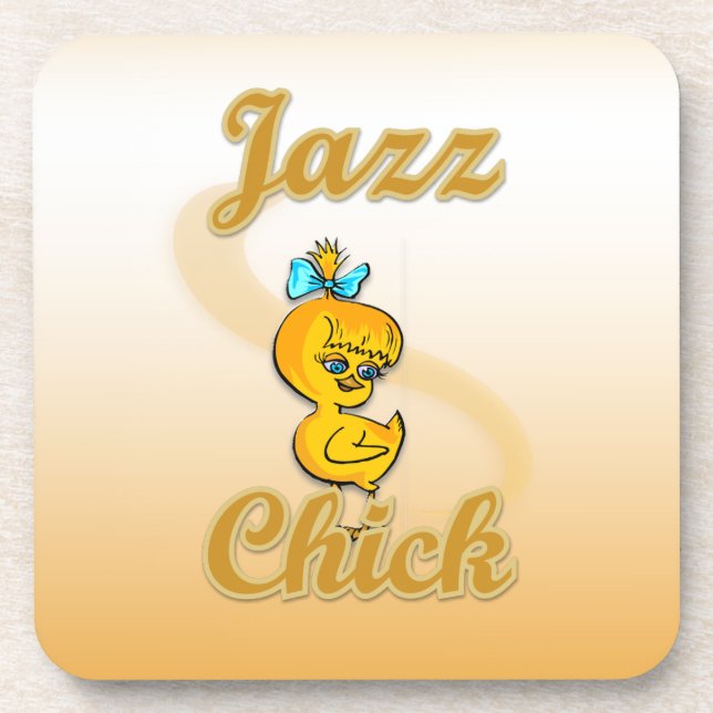 Jazz Chick Untersetzer (Vorderseite)