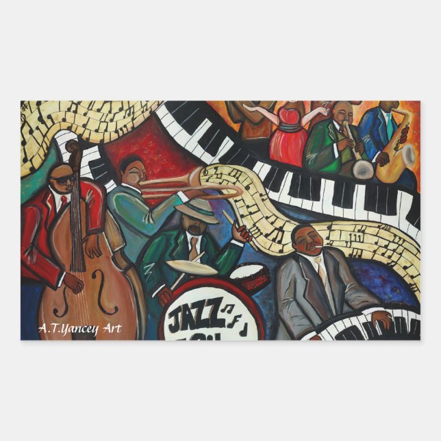 Jazz City Sticker (Vorderseite)