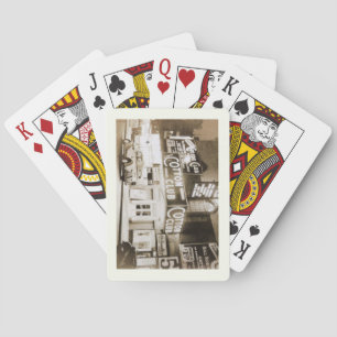 Jazz Club, New York City Vintag Spielkarten