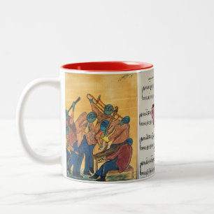 Jazz-Combo-Tasse Zweifarbige Tasse