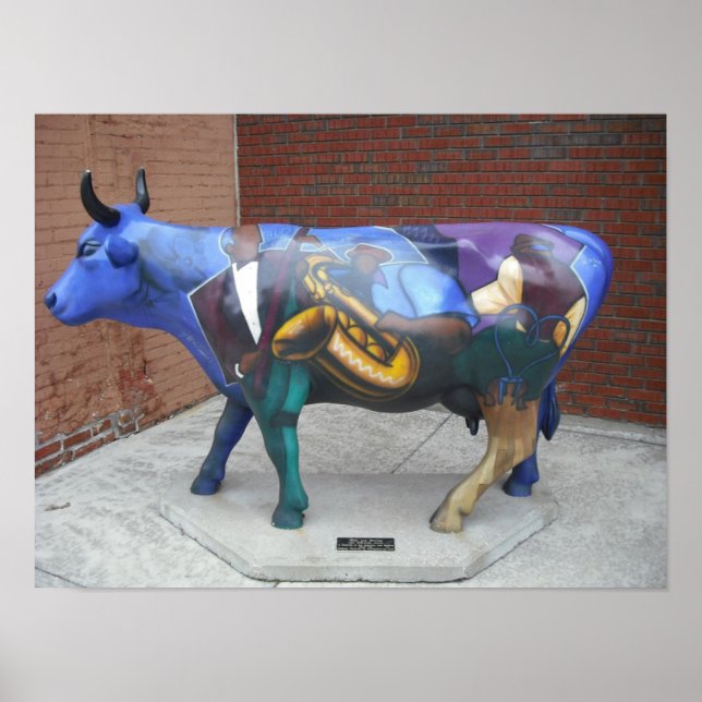 Jazz Cow - Kansas City Poster (Vorne)
