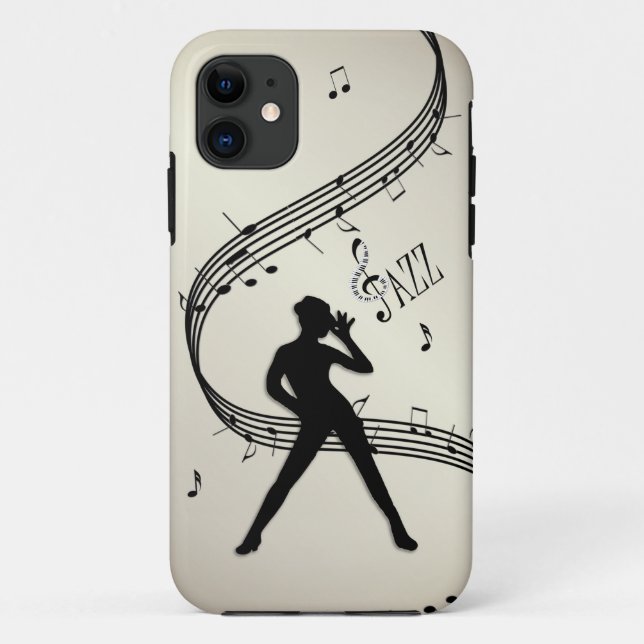 Jazz Dance Golden Music Case-Mate iPhone Case (Rückseite)