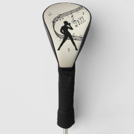 Jazz Dance Golden Music Cover Golf Headcover