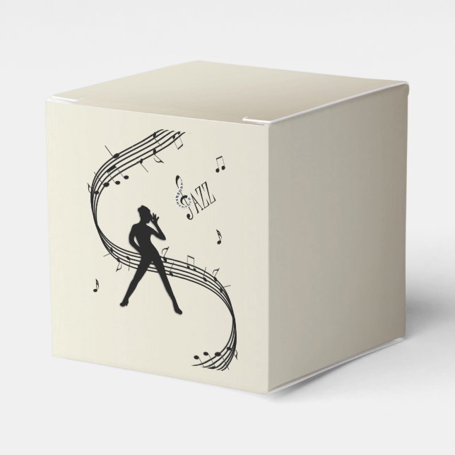 Jazz Dance Golden Music Fvor Box Geschenkschachtel (Vorderseite)
